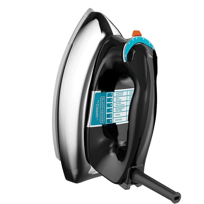 Plancha Seca Black+Decker Classic F54PE 1100W Suela de Aluminio