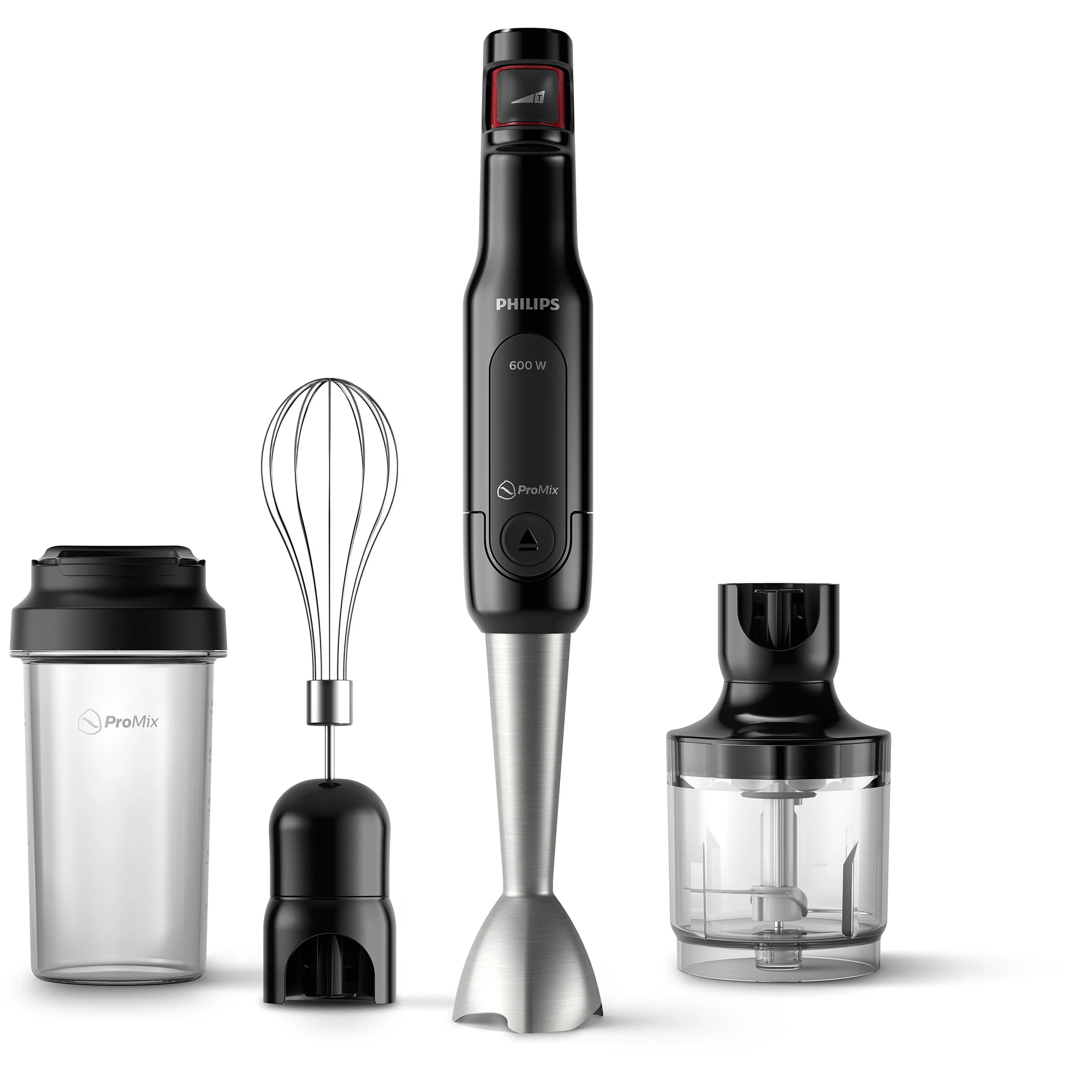 Mixer Philips HR2626/80 New Viva 600W Blanco con Picadora, Batidor y Vaso
