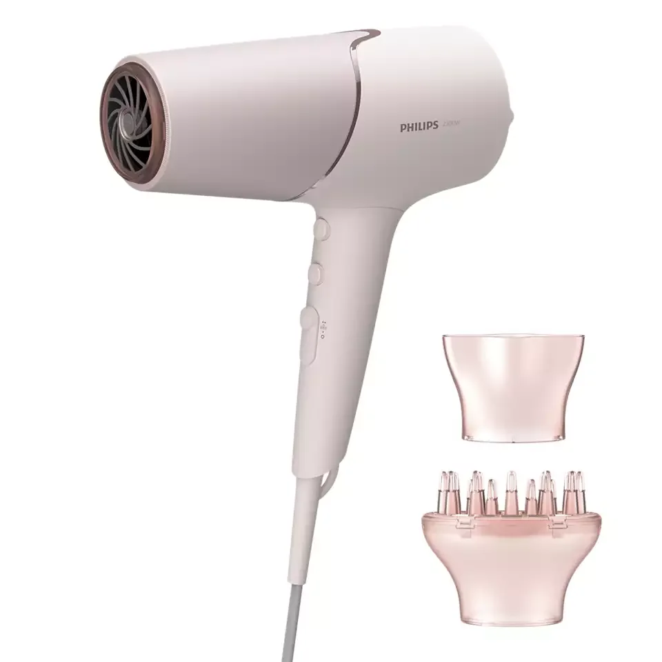 Secador de Cabello Philips Serie 5000 BHD530/00 2300W ThermoShield con Difusor e Ionizador