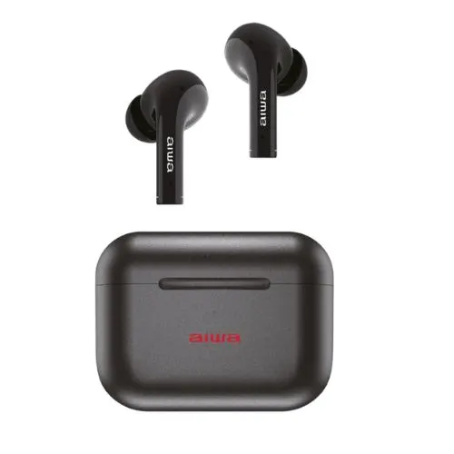 Auriculares Inalámbricos Bluetooth Aiwa AW-30ANC Noise Cancelling - Negro