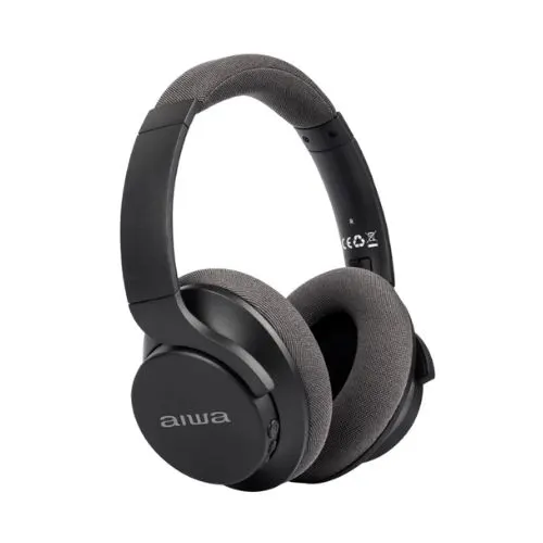 Auriculares Inalámbricos Bluetooth Aiwa AW-KNC1090 Over-Ear Noise Cancelling - Negro