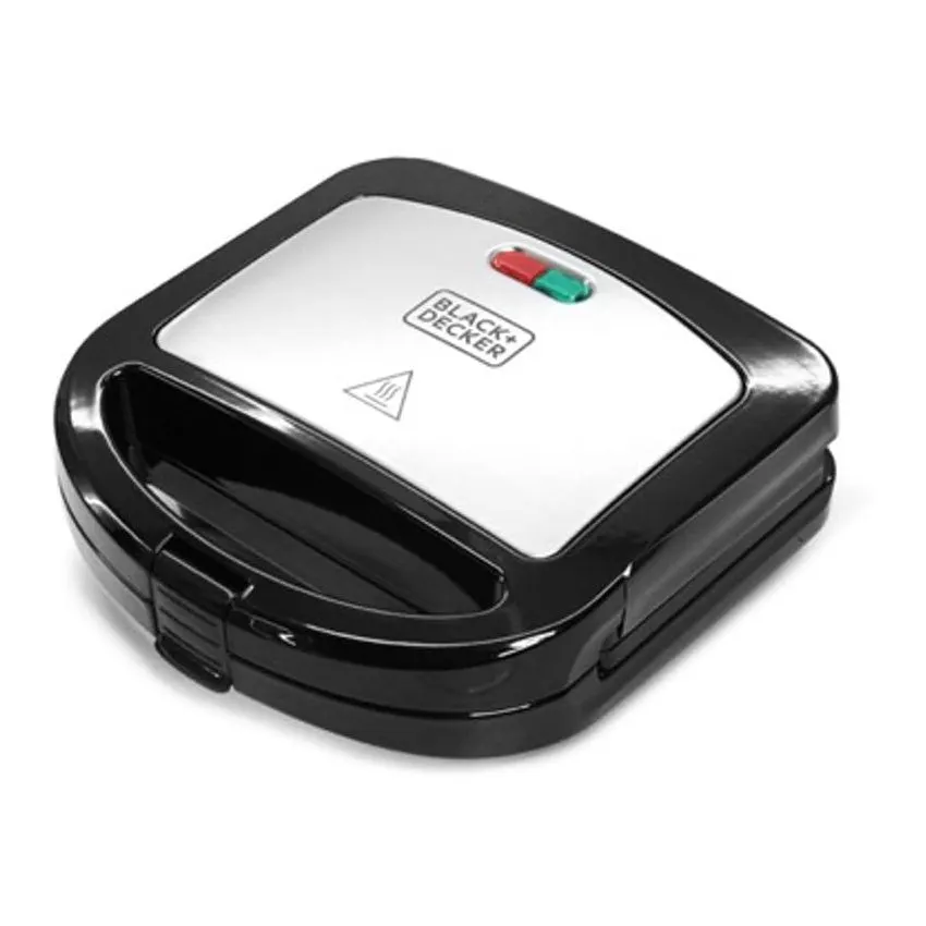 Sandwichera Black+Decker SM24530CL Placa Triangular 750W 220V Negra