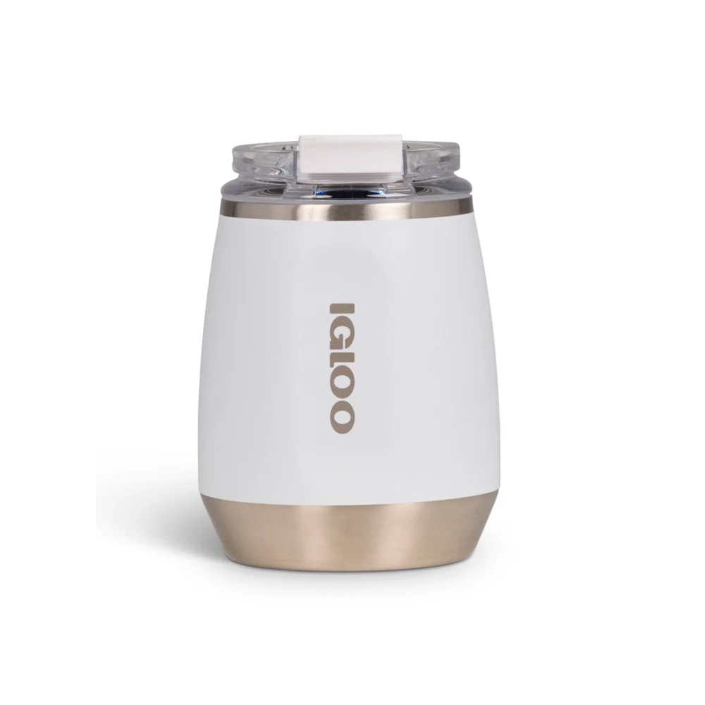 Vaso térmico Igloo Wine Tumbler 71236 300 ml blanco con tapa