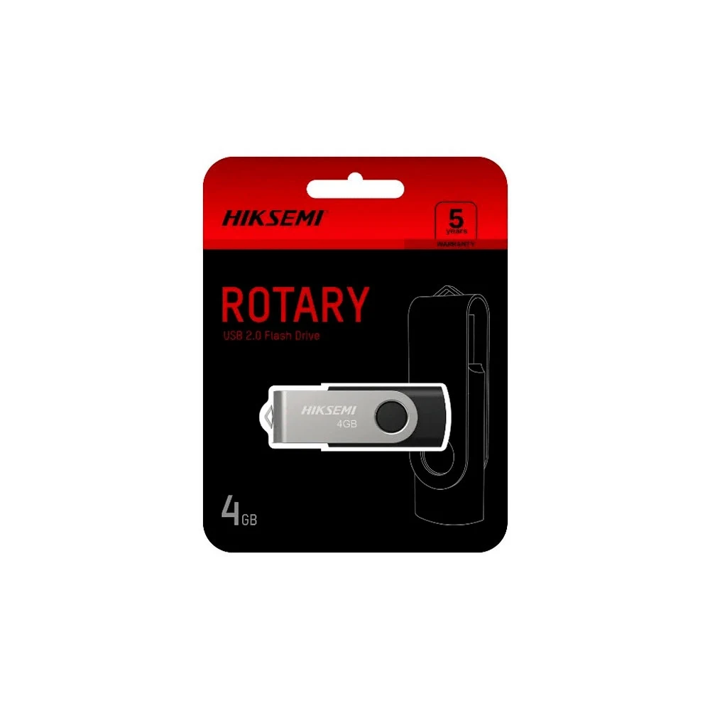 PENDRIVE HIKSEMI 4GB HS-USB-M200S 4G ROTARY USB-A FLASH 2.0