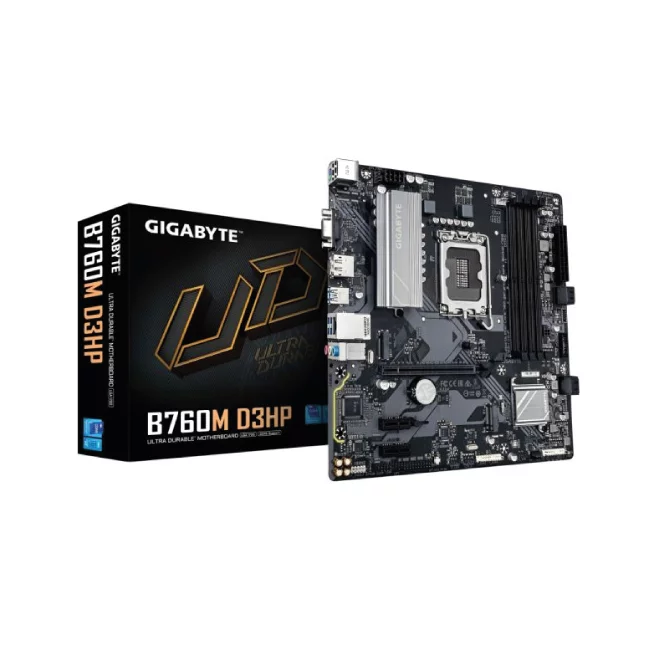 PLACA MADRE GIGABYTE 1700 B760M D3HP WIFI6 DDR5 V/S/R/HDMI/DP/2M2/USB3.2/MATX