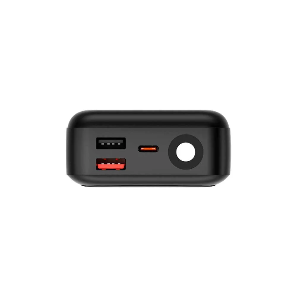 Batería externa negra FTX PB-20LCD-BK con pantalla digital y marca FTX. - Vista 3