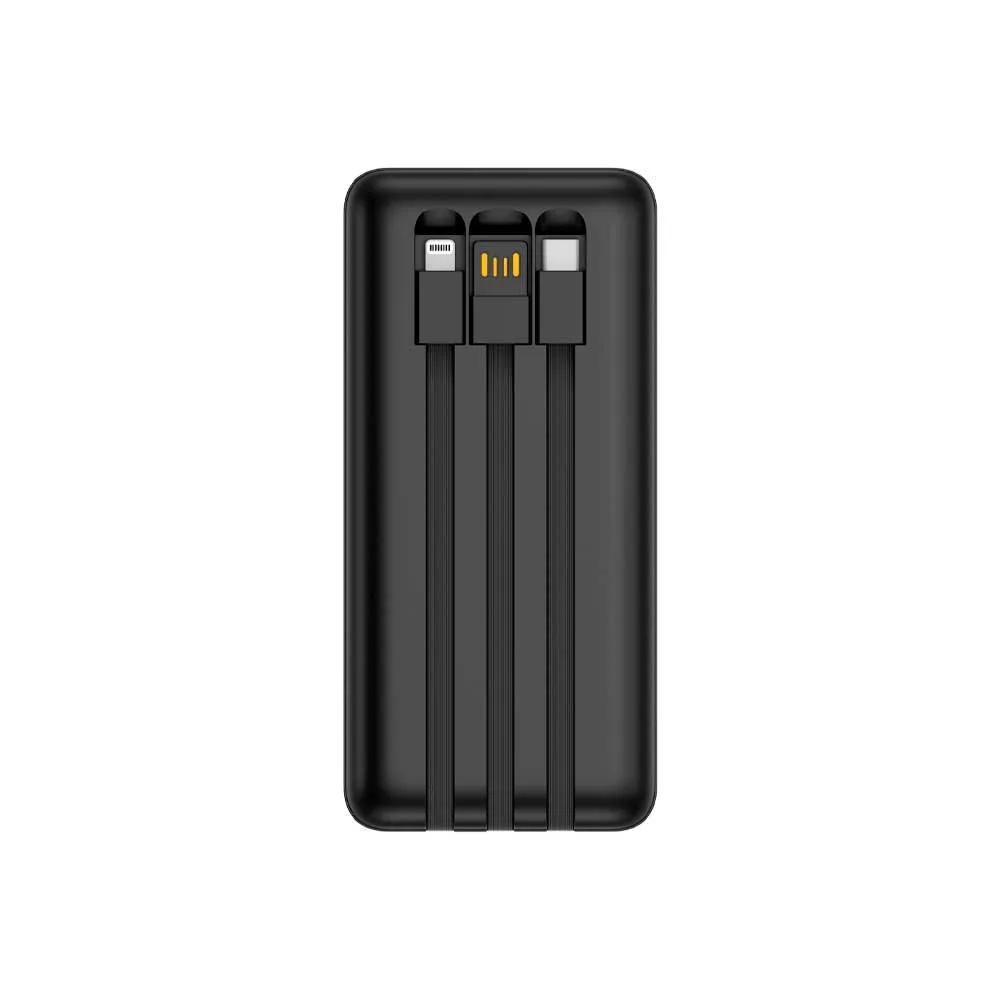 Batería externa negra FTX PB-20LCD-BK con pantalla digital y marca FTX. - Vista 4
