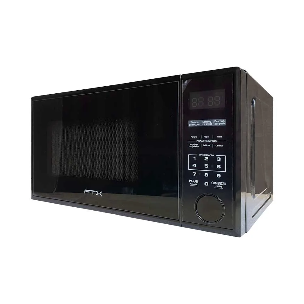 Microondas FTX 20 Litros Digital 1150W MW2-201 color negro con luz interna - Vista 2