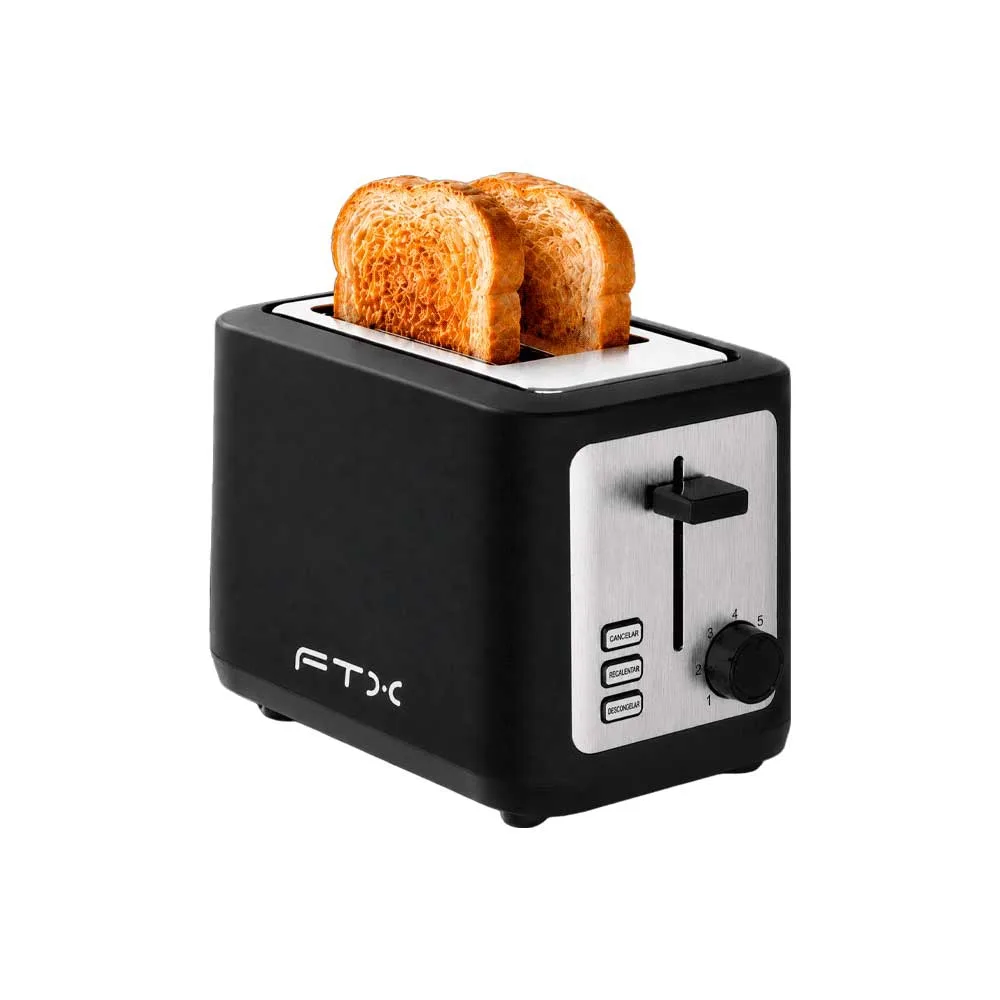 Tostadora FTX TSR2-40 2 panes 800 W negra