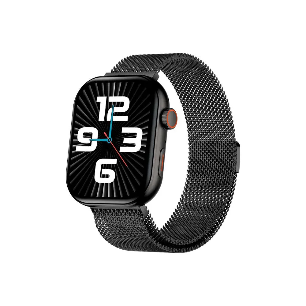 Smartwatch FTX FTXF39P-BBM 42 mm negro con correa metálica tipo malla