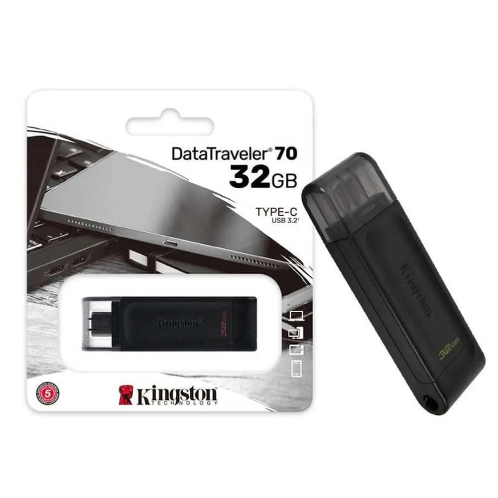 PENDRIVE KINGSTON DATATRAVELER 70 32GB USB-C 3.2 DT70/32GB