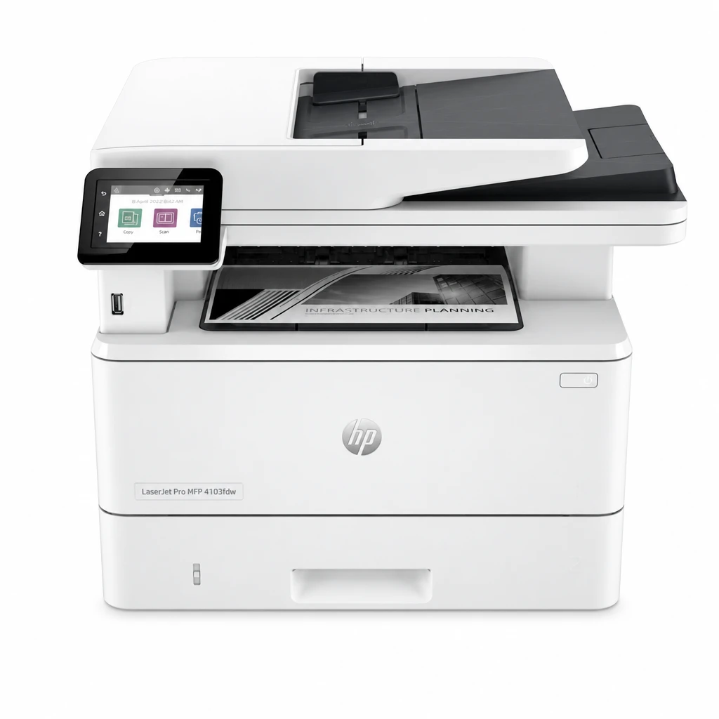 Impresora multifunción HP LaserJet Pro MFP 4103fdw láser monocromática con Wi‑Fi