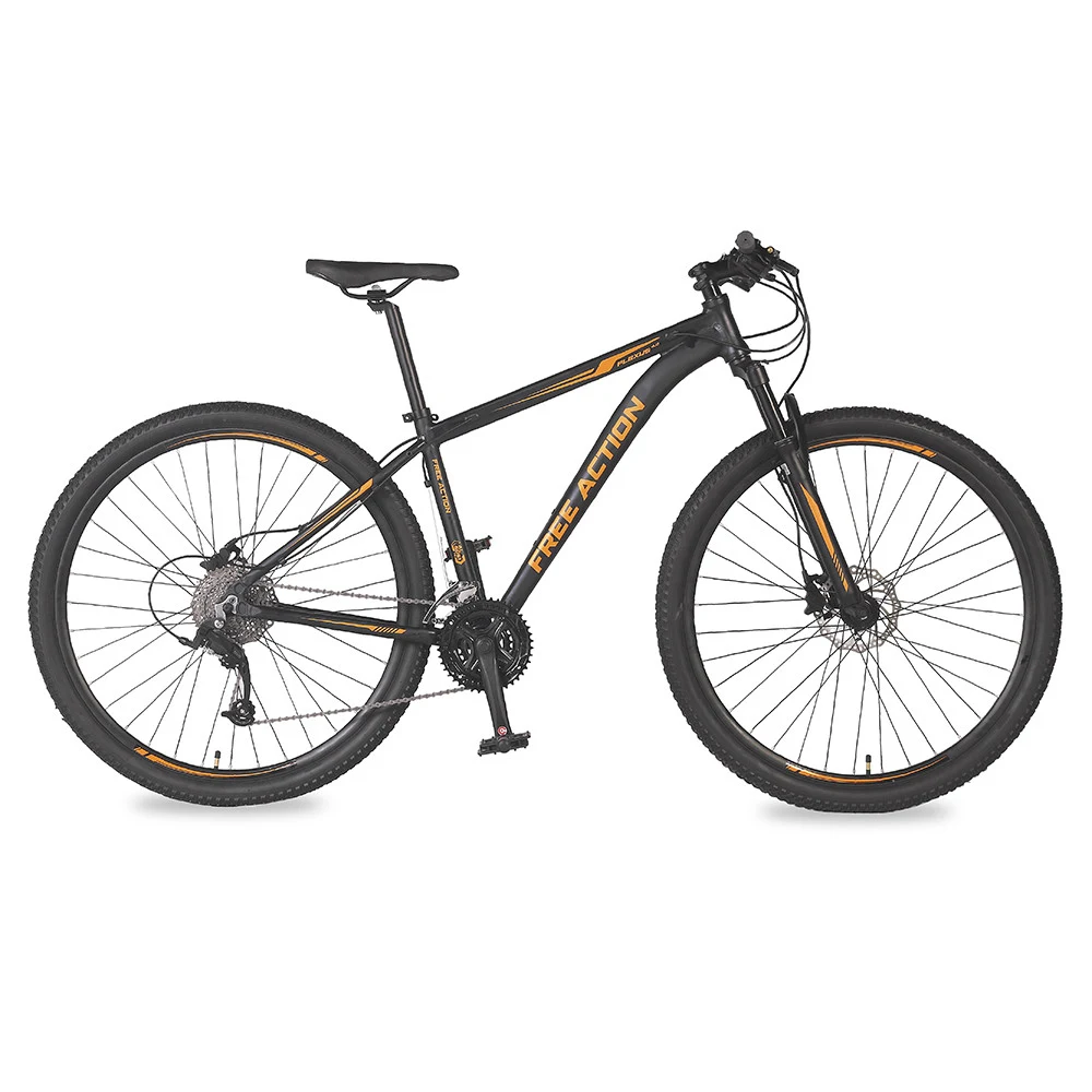 Bicicleta Free Action Flexus 4.0 aro 29 grafito y gris