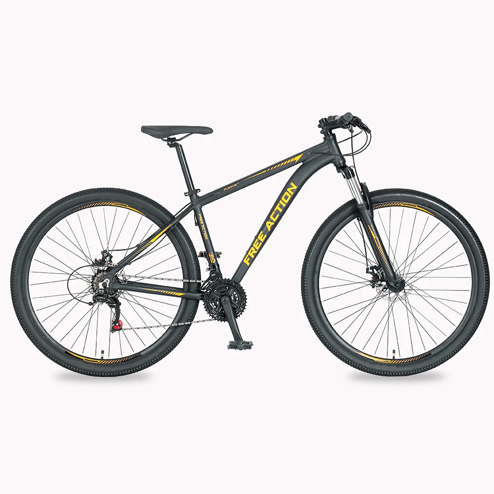 Bicicleta Free Action Flexus 3.0 aro 29 21 velocidades grafito y naranja
