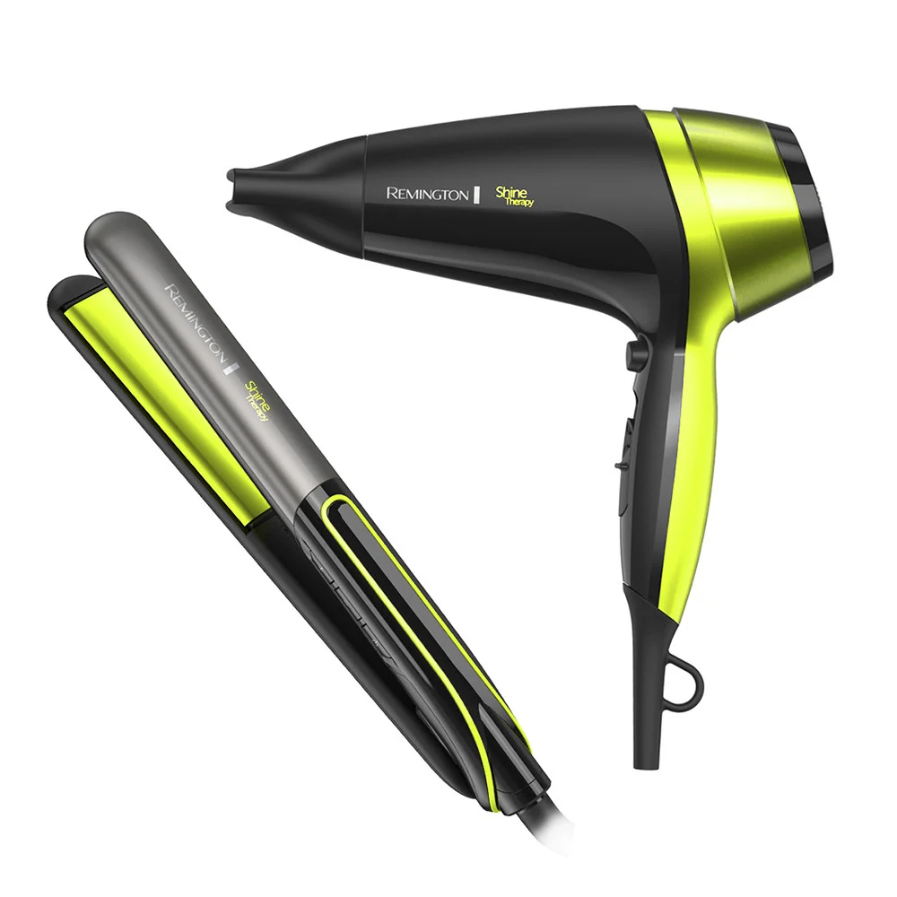 Combo Remington Shine Therapy S12A y D13A: alisador y secador