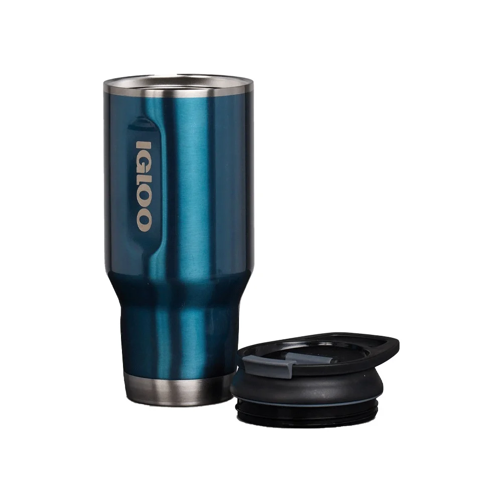 VASO TERMICO IGLOO 950ML AZUL MODERNO C/TAPA 71079 - Vista 3