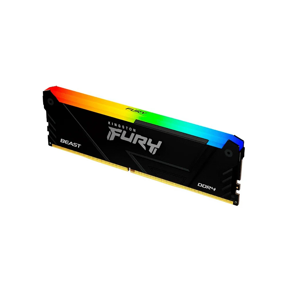 MEMORIA RAM DDR4 32GB 3200 KINGSTON FURY BEAST BK KF432C16BB2A/32 RGB XMP - Vista 2