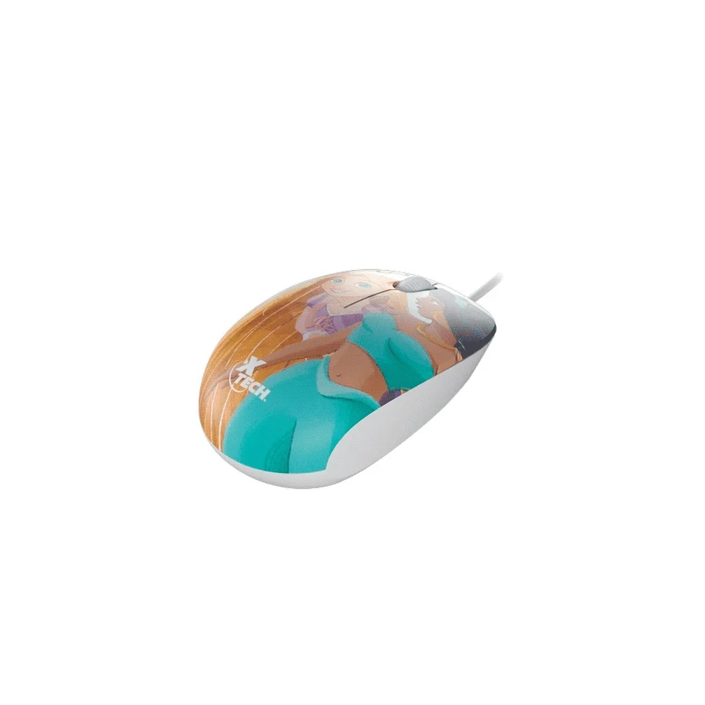 MOUSE XTECH USB XTM-D406PS PRINCESA 1200DPI/3 BOT - Vista 2