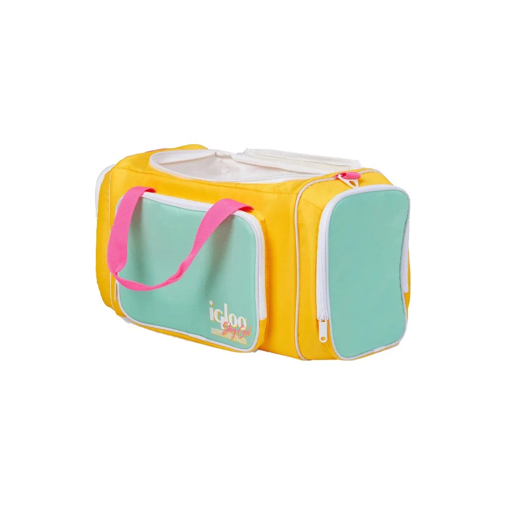BOLSA TERMICA IGLOO 24 LATAS DUFFEL RETRO AMARILLO 60965 - Vista 2