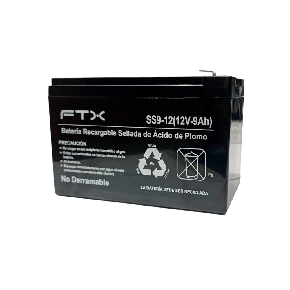 BATERIA RECARGABLE FTX 12V 9A SS9-12 - Vista 2