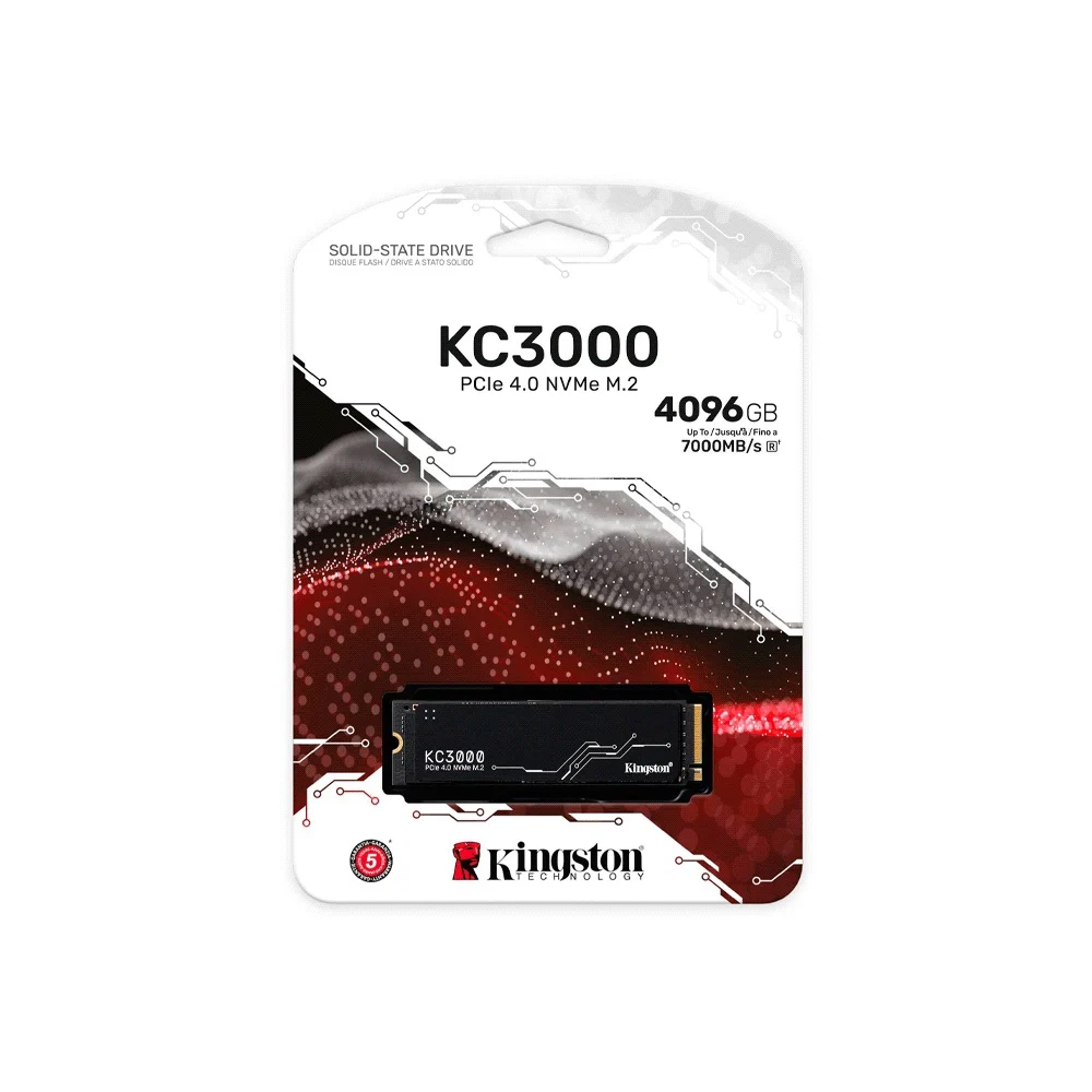 SSD M.2 NVME 4TB KINGSTON KC3000 SKC3000D/4096G 7000/7000 PCIE 4.0 - Vista 3