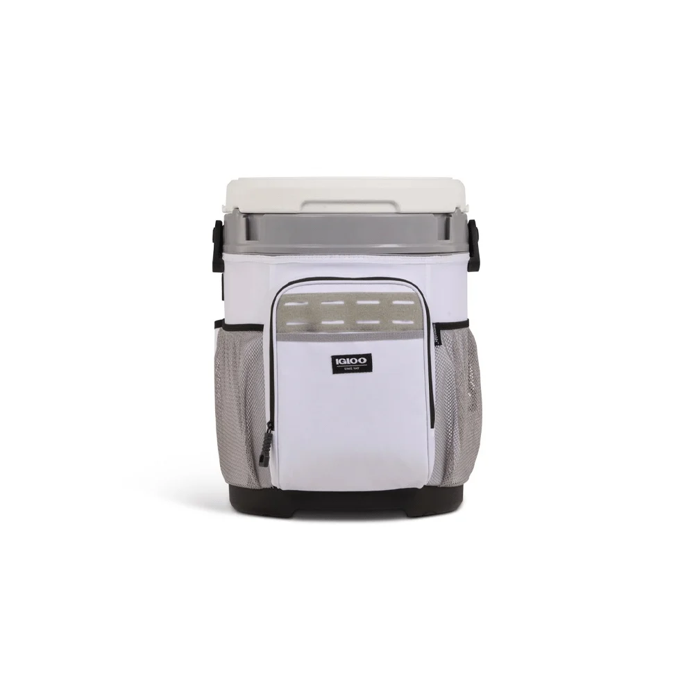 CONSERVADORA IGLOO 19 LITROS BUCKET BLANCO 63551 CON PORTACAÑAS DE PESCAR