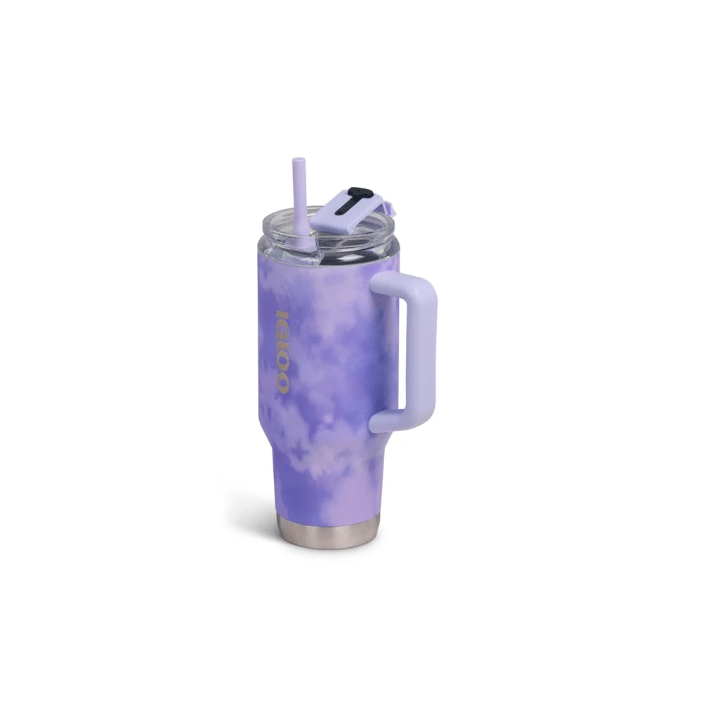 VASO TERMICO IGLOO 950ML ICE DYE LILA  C/PAJITA 71310 - Vista 2