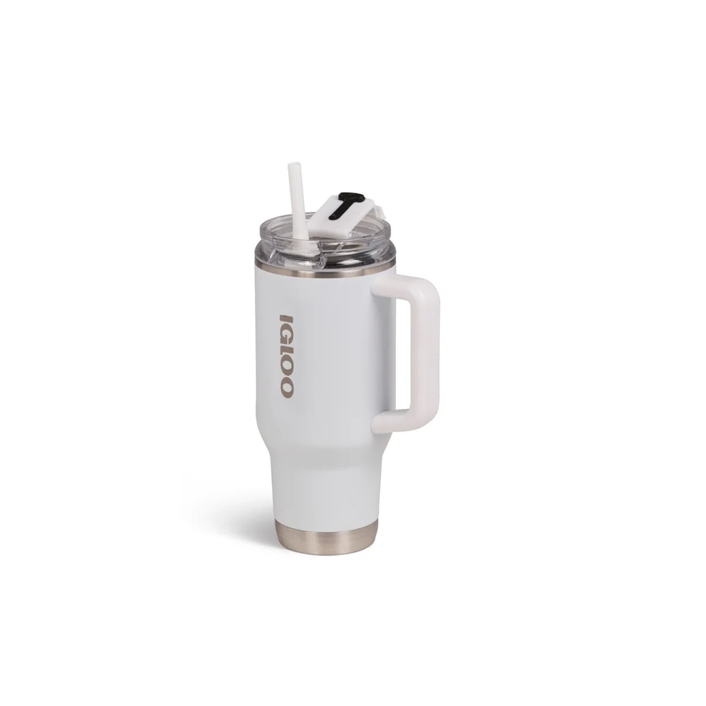 VASO TERMICO IGLOO 950ML  BLANCO C/PAJITA 71221 - Vista 3