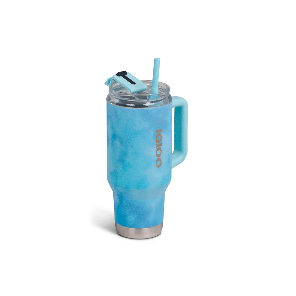VASO TERMICO IGLOO 950ML ICE DYE AZUL  C/PAJITA 71309 - Vista 3