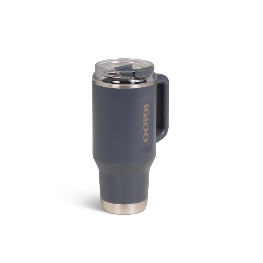 VASO TERMICO IGLOO 950ML  CARBONITE C/PAJITA 71222 - Vista 2