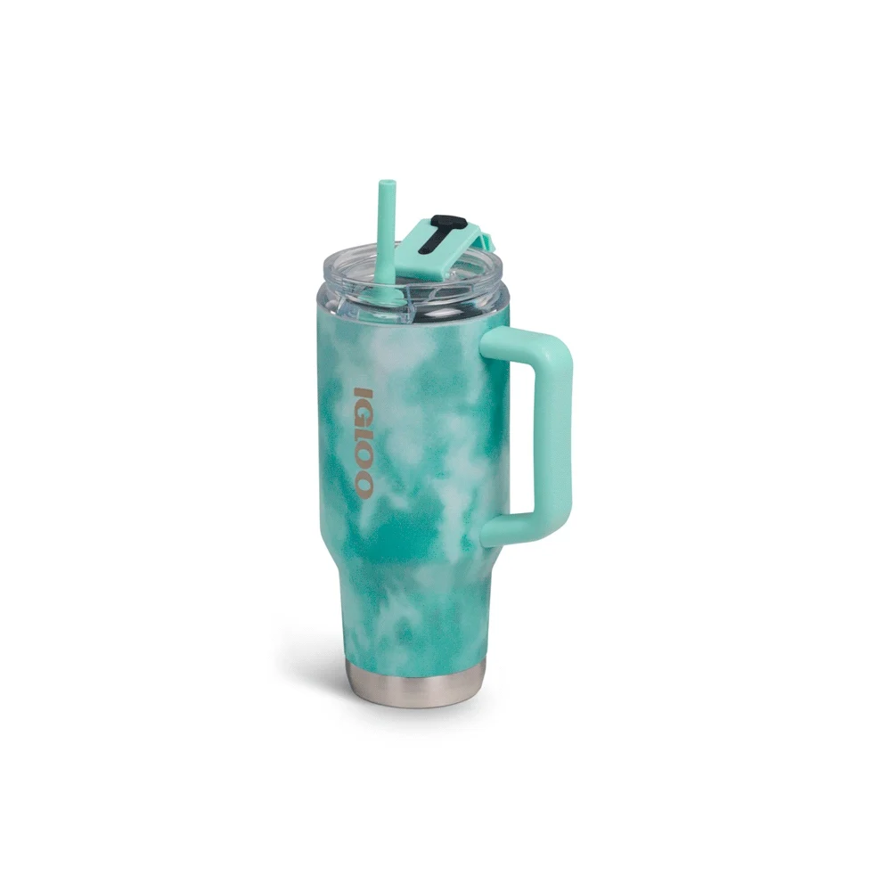 VASO TERMICO IGLOO 950ML ICE DYE VERDE  C/PAJITA 71311 - Vista 3