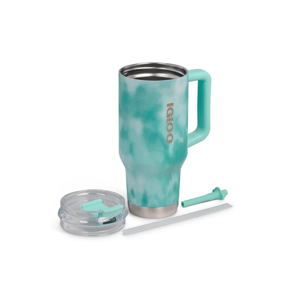 VASO TERMICO IGLOO 950ML ICE DYE VERDE  C/PAJITA 71311 - Vista 4