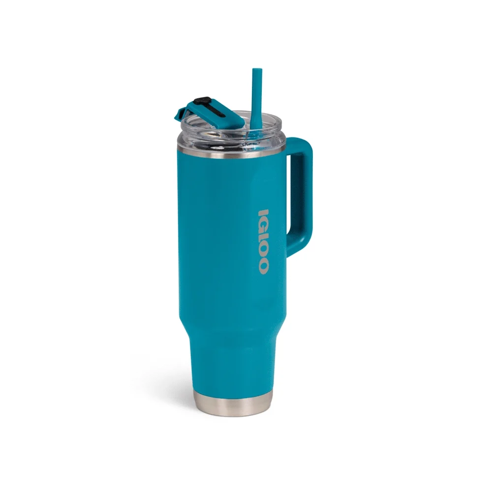VASO TERMICO IGLOO 1.2 LITROS AZUL MODERNO C/PAJITA 71228 - Vista 2
