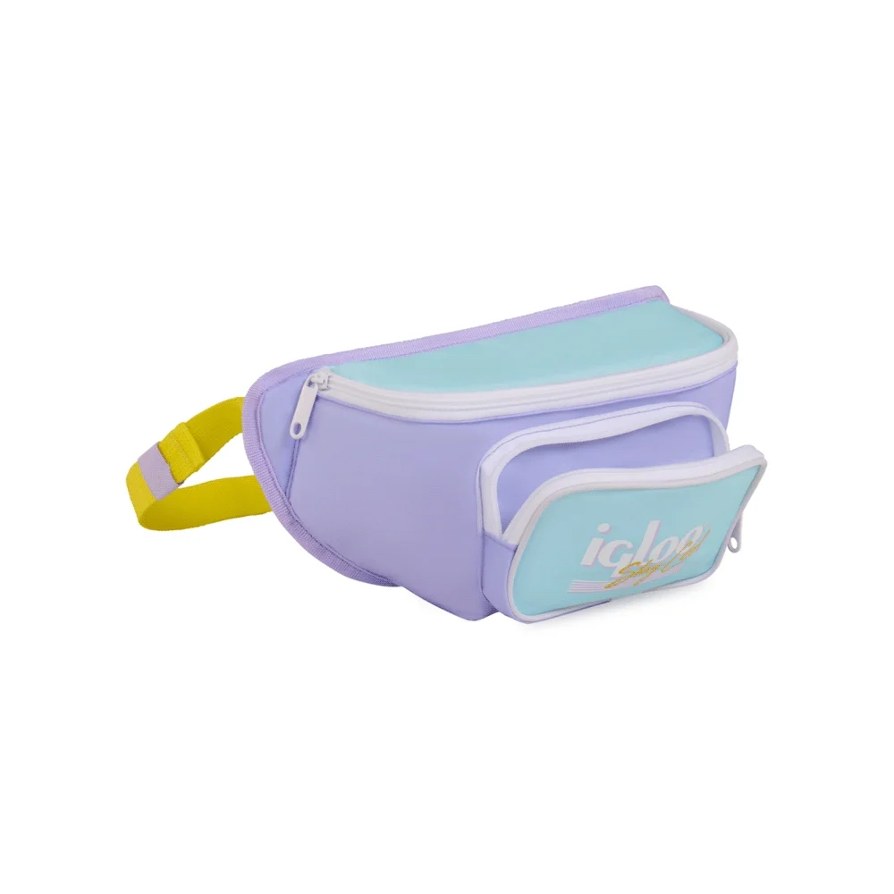 BOLSA TERMICA IGLOO 3 LATAS FUNNY PACK RETRO LILA 63078 - Vista 2
