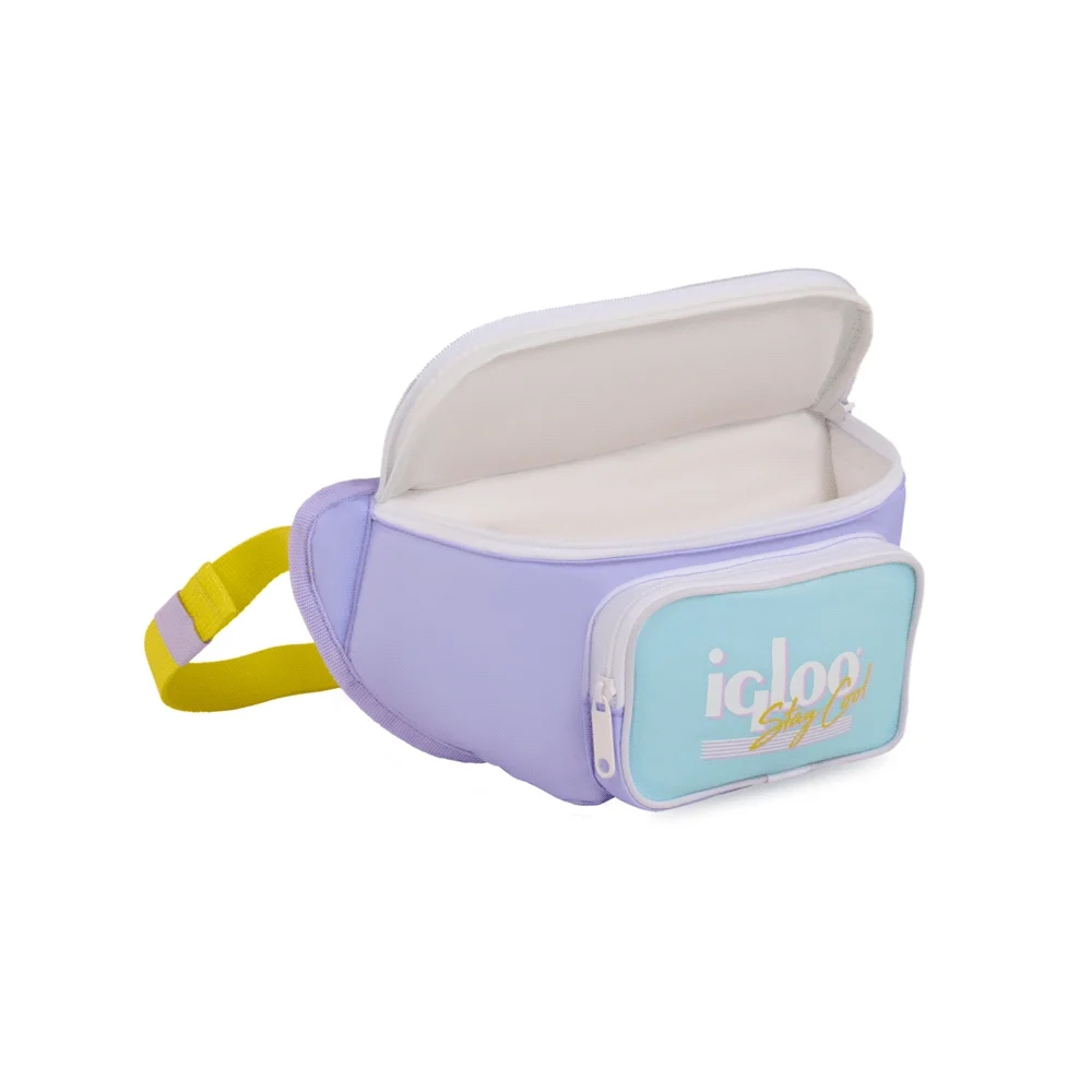 BOLSA TERMICA IGLOO 3 LATAS FUNNY PACK RETRO LILA 63078 - Vista 3