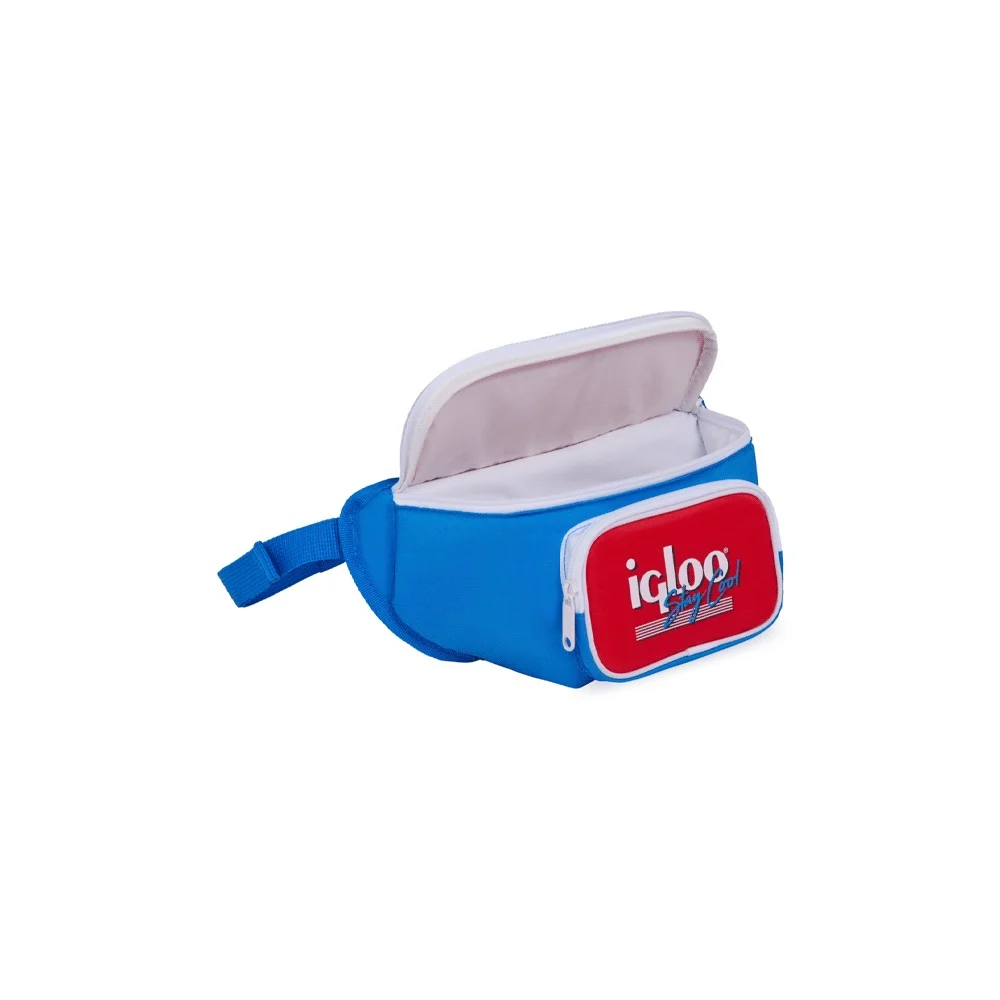 BOLSA TERMICA IGLOO 3 LATAS FUNNY PACK RETRO AZUL 63079 - Vista 3
