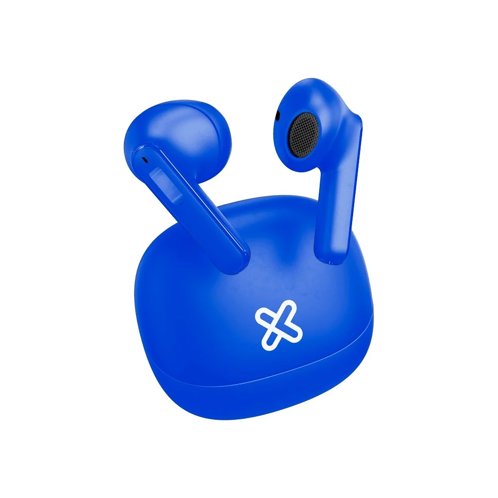 AURICULAR CON MICROFONO KLIP KTE-007BL TUNEXBUDS BLUETOOTH/ WIRELESS TOUCH/IPX4/AZUL - Vista 2
