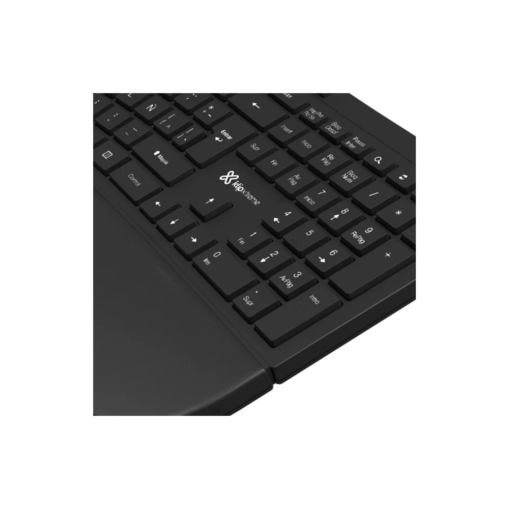 TECLADO WIRELES KLIP KBK-530S TRANSCEND ESP/ NEGRO - Vista 4