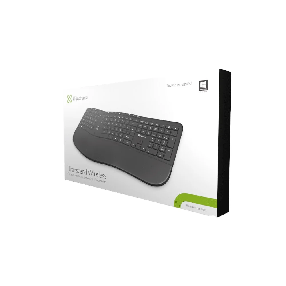 TECLADO WIRELES KLIP KBK-530S TRANSCEND ESP/ NEGRO - Vista 5