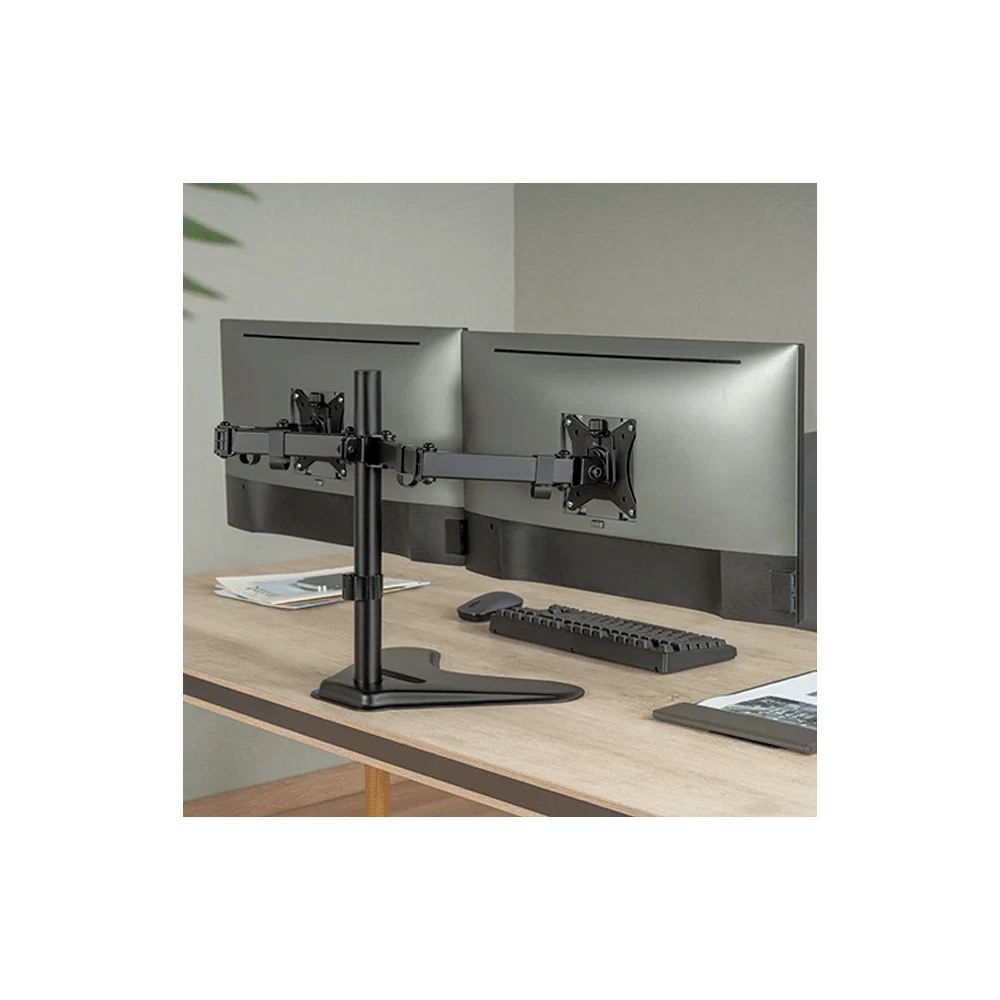 SOPORTE P/2MON FTX FTX66-T024 17" A 32" 9KG/ART/INC45°/GIR90°/ROT180° - Vista 2