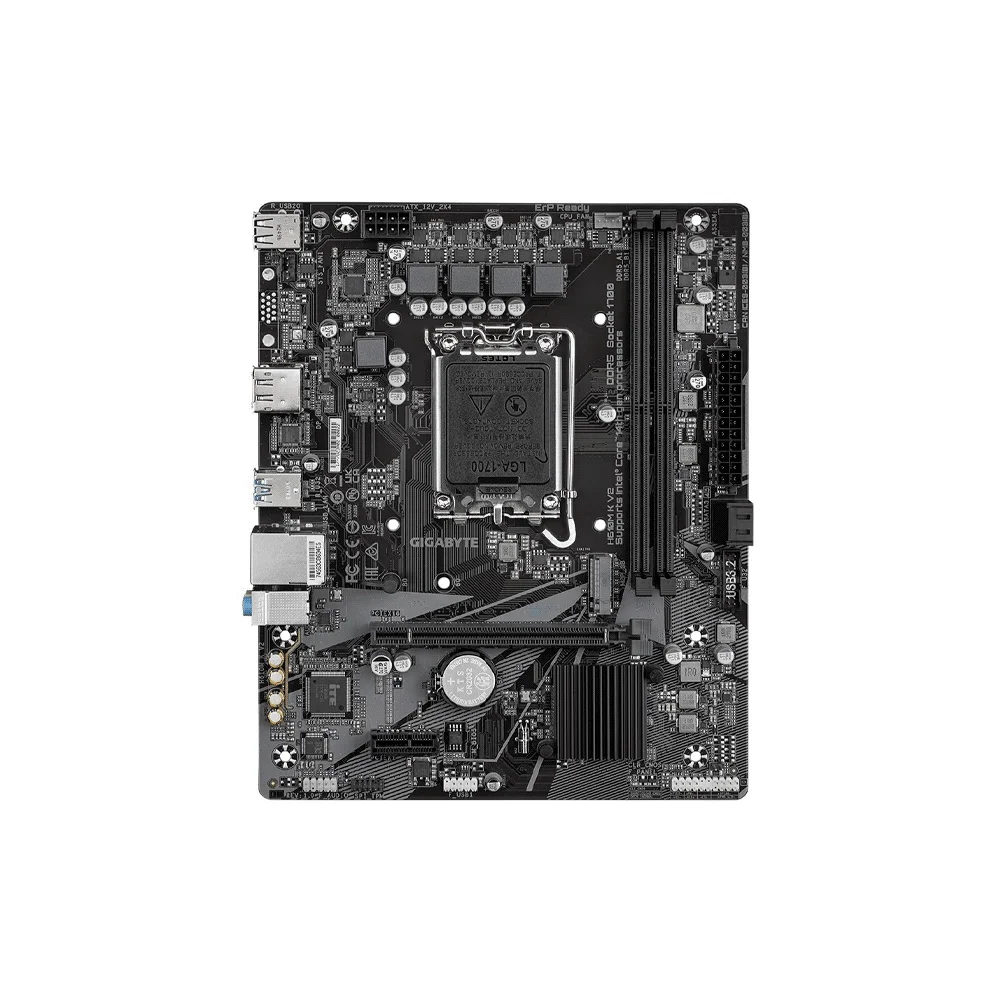 PLACA MADRE GIGABYTE 1700 H610M K V2 DDR5 S/R/HDMI/DP/M2/USB3.2/MATX - Vista 2