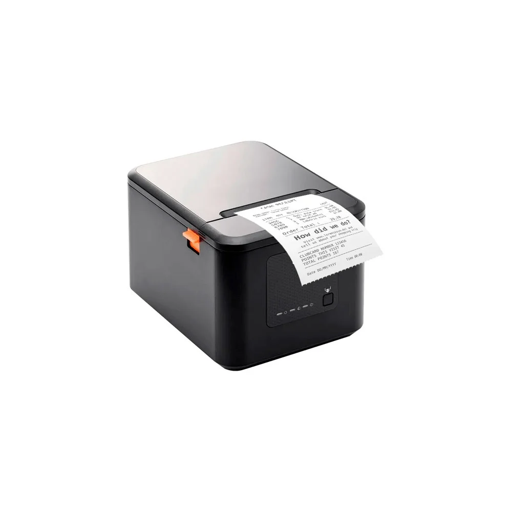 IMPRESORA TERMICA DIRECTA FTX RECIBOS 3" TDR080UE CON CUTTER USB/RED NEGRO - Vista 2