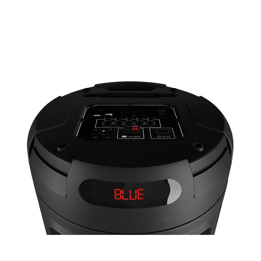 PARLANTE KLIP MAGBLASTER 2000W KLS-601 BT/AUX/SD/USB/FM/TWS/LED/BAT/NEGRO - Vista 3