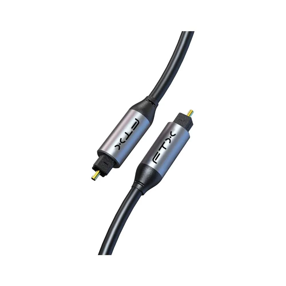 CABLE OPTICO 1M P/SOUND BAR/TV/PROY PREMIUM TOSLINK HIFI FTX-AV380-P04GN-S1 - Vista 2