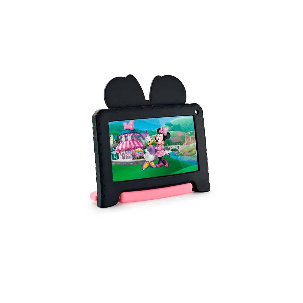TABLET KID ANDROID MULTILASER NB414 QC/64GB/4G/7"/ROSA MINNIE DISNEY - Vista 2