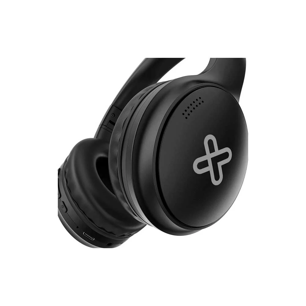 AURICULAR CON MICROFONO KLIP KNH-300BK ESCAPE MIC/ANC/BT/3.5MM/NEGRO - Vista 2