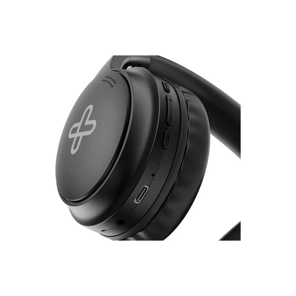 AURICULAR CON MICROFONO KLIP KNH-300BK ESCAPE MIC/ANC/BT/3.5MM/NEGRO - Vista 3