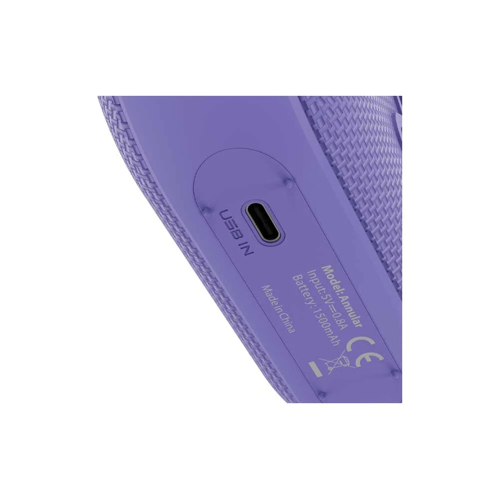 PARLANTE KLIP KBS-030PR 6W GROOVESPLASH BT/BAT/IPX7/TWS/MIC/PURPURA - Vista 4