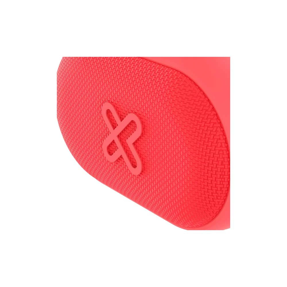 PARLANTE KLIP KBS-030RD 6W GROOVESPLASH BT/BAT/IPX7/TWS/MIC/ROJO - Vista 3