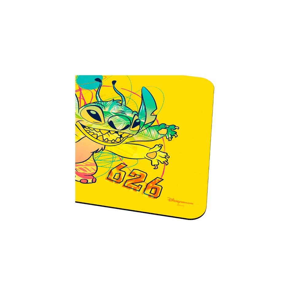 MOUSE PAD XTECH XTA-D100ST-YL 22X18X0.2CM STITCH AMARILLO - Vista 3